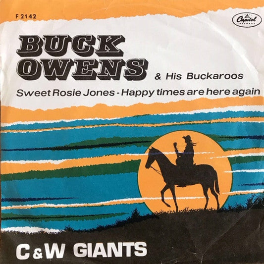 Buck Owens And His Buckaroos - Happy Times Are Here Again 37442 Vinyl Singles Vinyl Goed / Hoes Goed