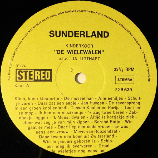 Kinderchor De Wielewalen – 49 Kinderlieder (LP) 45317