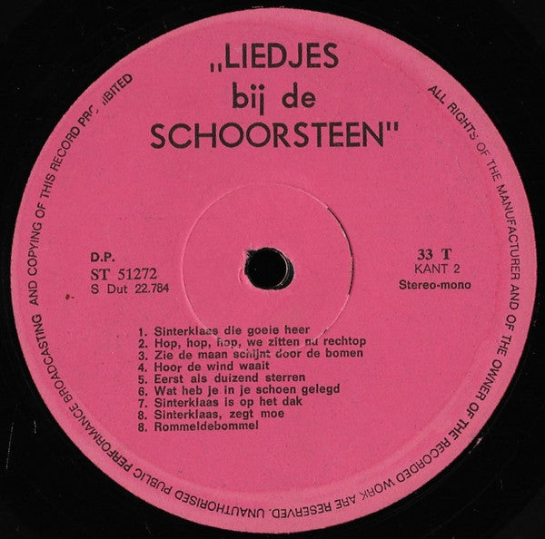Unknown Artist - Liedjes Bij De Schoorsteen (LP) 41693