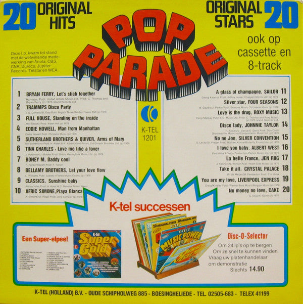 Various - Pop-Parade (LP) 41648 Vinyl LP Vinyl Goed / Hoes Goed