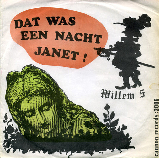 Willem 5 - Dat Was Een Nacht, Janet 34714 Vinyl Singles Vinyl Goed / Hoes Goed