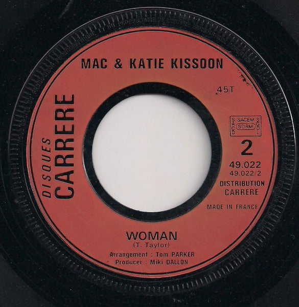 Mac And Katie Kissoon - Change It All Vinyl Singles Vinyl Goed / Hoes Goed
