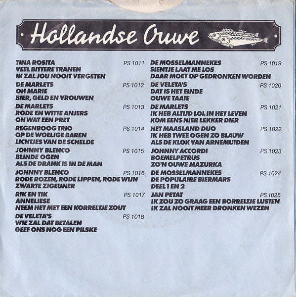 Regenboogtrio - Op De Woelige Baren 34999 Vinyl Singles Vinyl Goed / Hoes Goed