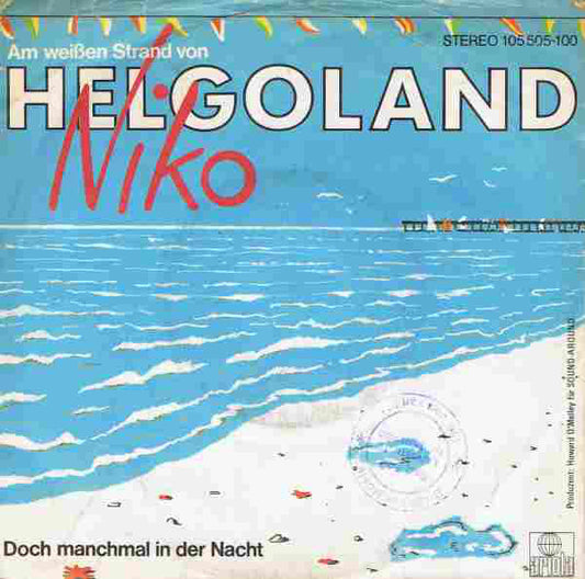 Niko - Am Weißen Strand Von Helgoland 23237 Vinyl Singles Vinyl Goed / Hoes Goed