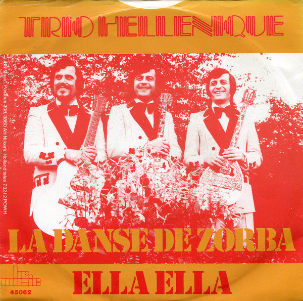 Trio Hellenique - La Danse De Zorba 32440 Vinyl Singles Vinyl Goed / Hoes Goed