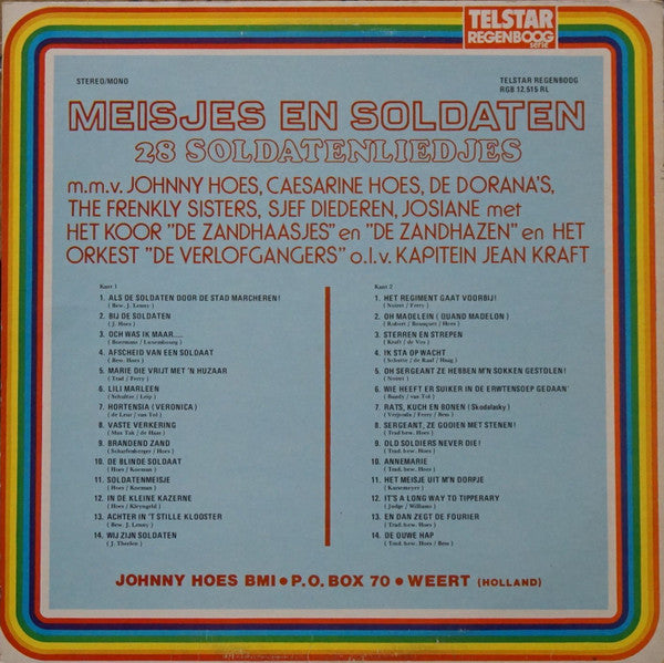Various - Meisjes En Soldaten - 28 Soldatenliedjes (LP) 51340