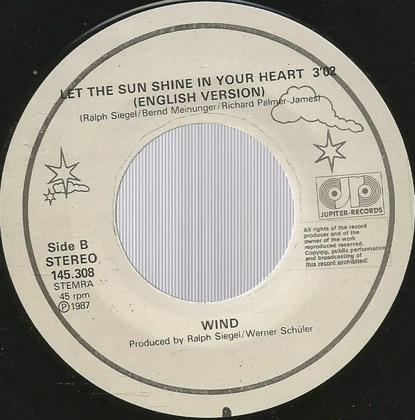 Wind - Let The Sun Shine In Your Heart 29452 Vinyl Singles Vinyl Goed / Hoes Goed