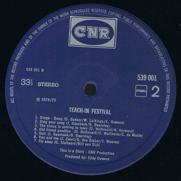 Teach-in - Festival (LP) 42985 Vinyl LP Vinyl Goed / Hoes Redelijk