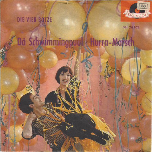 Vier Botze - Dä Schwimmingpuul 35556 Vinyl Singles Vinyl Goed / Hoes Goed
