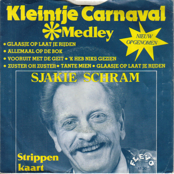 Sjakie Schram - Kleintje Carnaval Medley 14941 Vinyl Singles Vinyl Goed / Hoes Goed