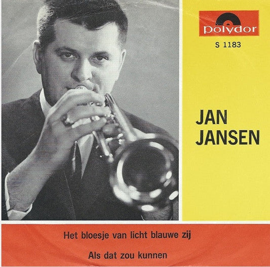 Jan Jansen - Het Bloesje Van Licht Blauwe Zij 31732 Vinyl Singles Vinyl Goed / Hoes Goed