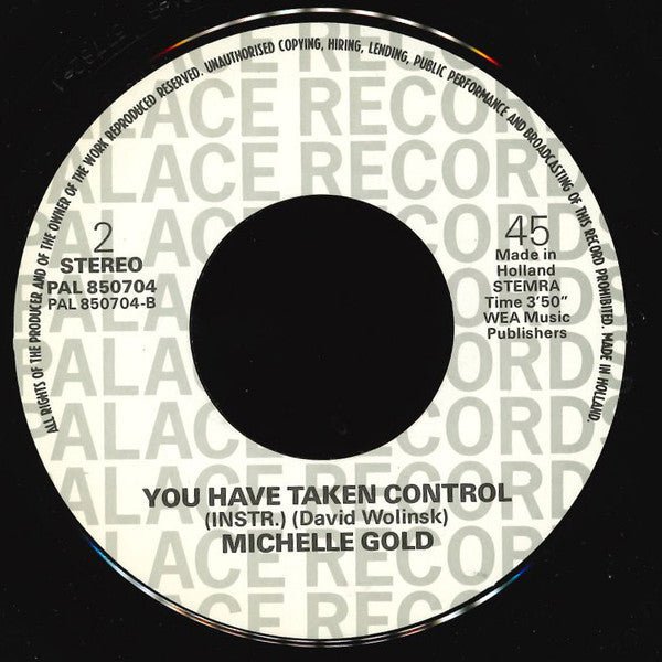 Michelle Gold - Lost In Love 13379 Vinyl Singles Vinyl Goed / Hoes Goed