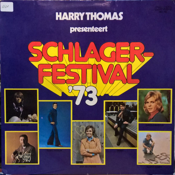 Various - Harry Thomas Presenteert Schlagerfestival '73 (LP) 50595 Vinyl LP Vinyl Goed / Hoes Goed