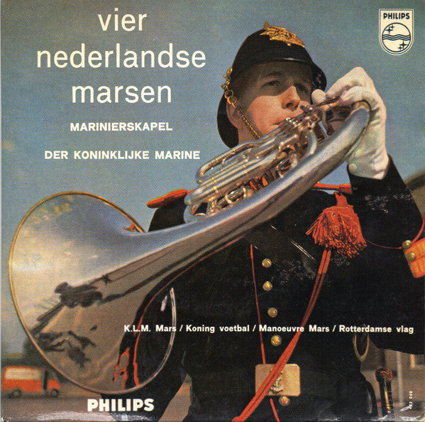 Marinierskapel Koninklijke Marine - Vier Nerlandse Marsen 39885 Vinyl Singles EP Vinyl Goed / Hoes Goed