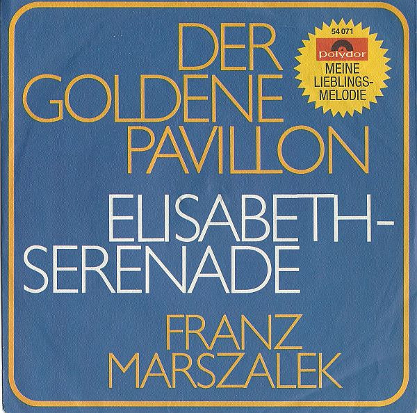 Franz Marszalek - Serenade Im Windsor-Schloß 15977 Vinyl Singles Vinyl Goed / Hoes Goed