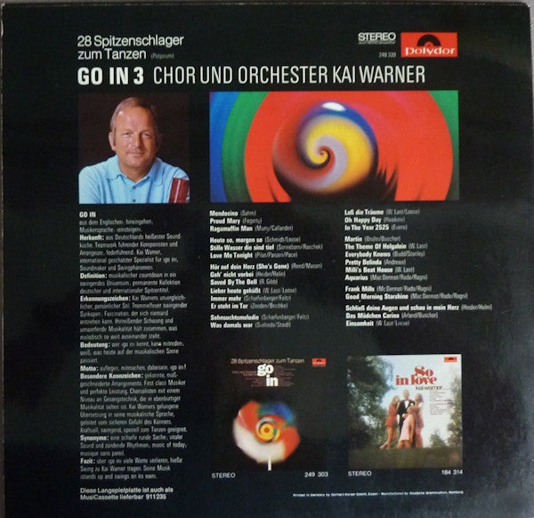 Kai Warner - Go In Folge 3 - 28 Spitzenschlager Zum Tanzen (LP) 49742 Vinyl LP Vinyl Goed / Hoes Goed