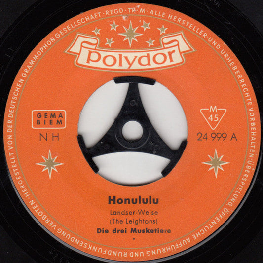 Drei Musketiere - Honolulu 39870 Vinyl Singles Vinyl Goed / Hoes Generic