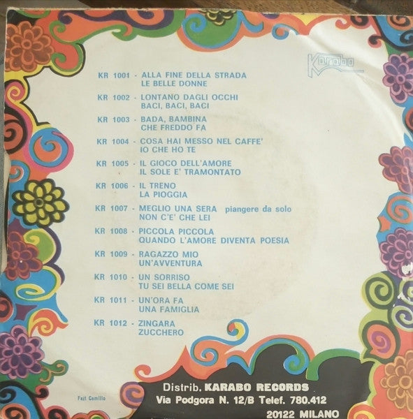Pia Rita / Giuliano / Orchester Karabo - Il Gioco Dell'Amore / Il Sole È Tramontato 03926