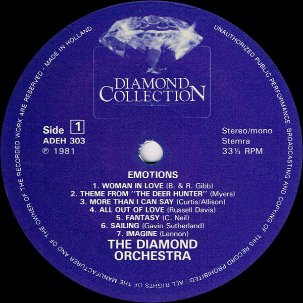 Diamond Orchestra - Emotions - 28 Instrumental Dreams (LP) 49780 Vinyl LP Dubbel Vinyl Goed / Hoes Goed