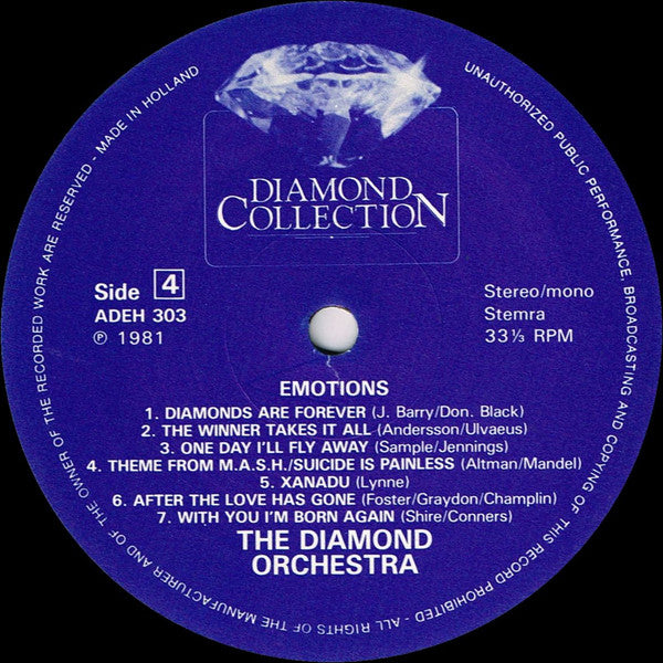 Diamond Orchestra - Emotions - 28 Instrumental Dreams (LP) 49780 Vinyl LP Dubbel Vinyl Goed / Hoes Goed