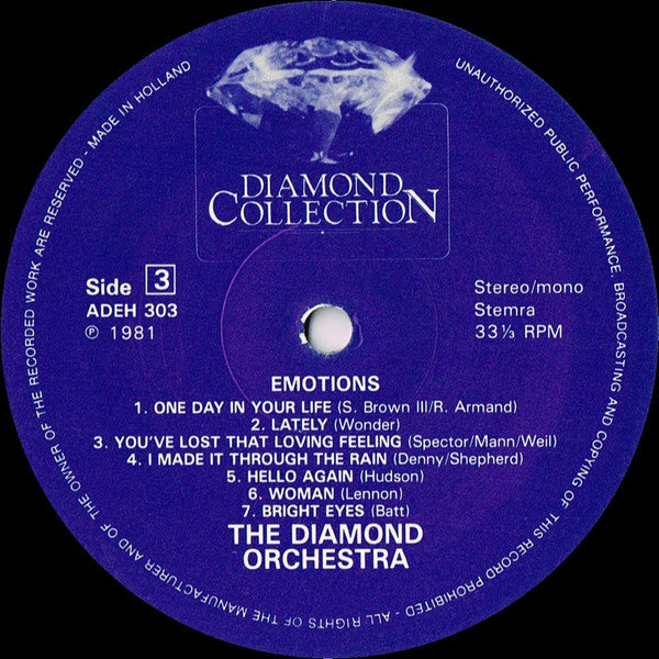 Diamond Orchestra - Emotions - 28 Instrumental Dreams (LP) 49780 Vinyl LP Dubbel Vinyl Goed / Hoes Goed