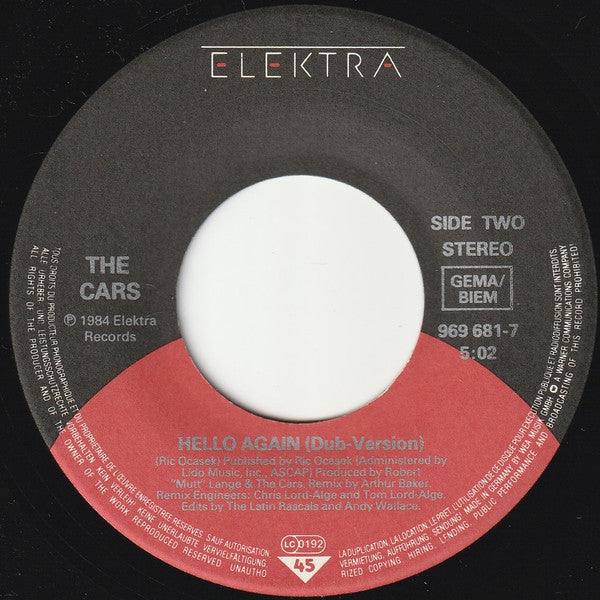 Cars - Hello Again 31656 Vinyl Singles Vinyl Goed / Hoes Goed