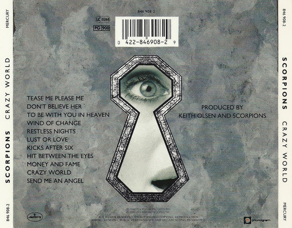 Scorpions - Crazy World (CD) 70077 Compact Disc Vinyl Goed / Hoes Goed