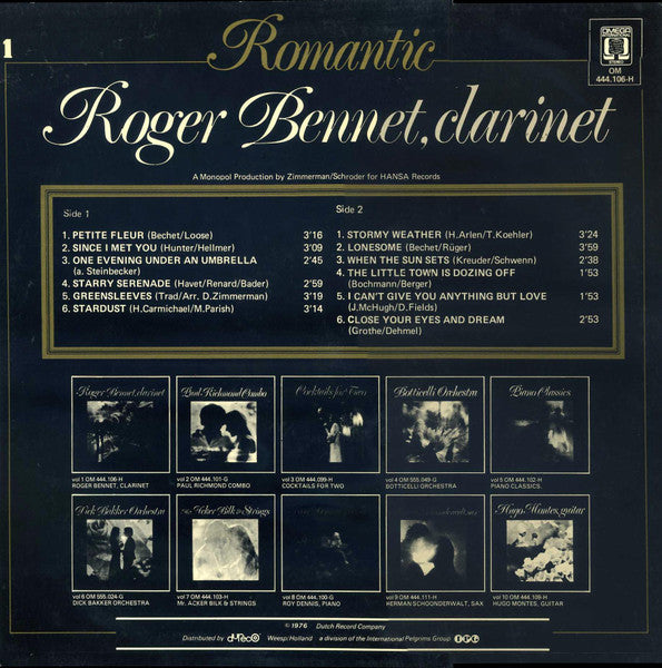 Roger Bennet - Romantic Roger Bennet (LP) 50338 Vinyl LP Vinyl Goed / Hoes Goed