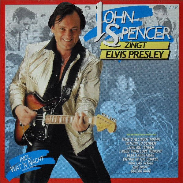 John Spencer - John Spencer Zingt Elvis Presley (LP) 50714 Vinyl LP Vinyl Goed / Hoes Goed