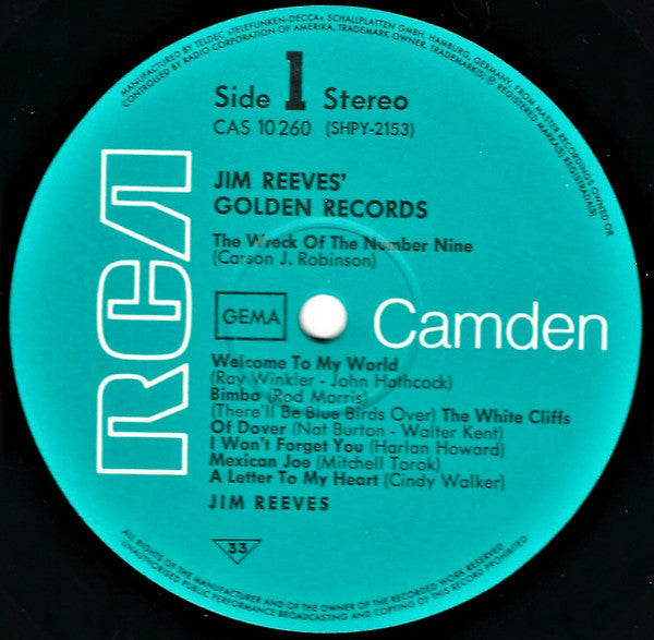 Jim Reeves - Jim Reeves' Golden Records (LP) 40654