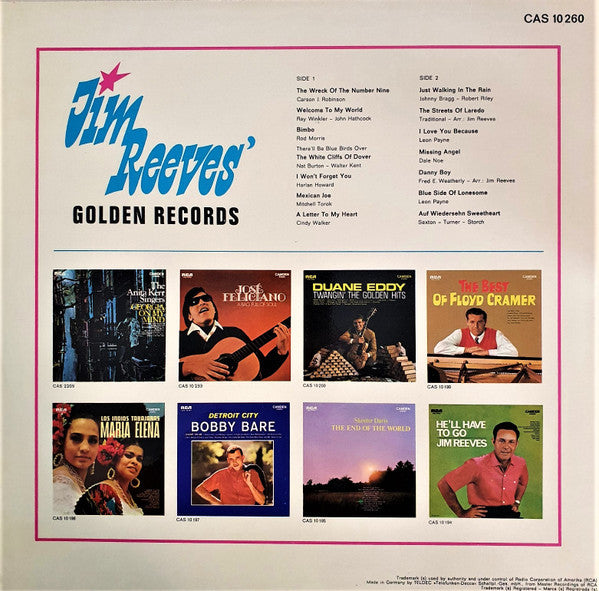 Jim Reeves - Jim Reeves' Golden Records (LP) 40654