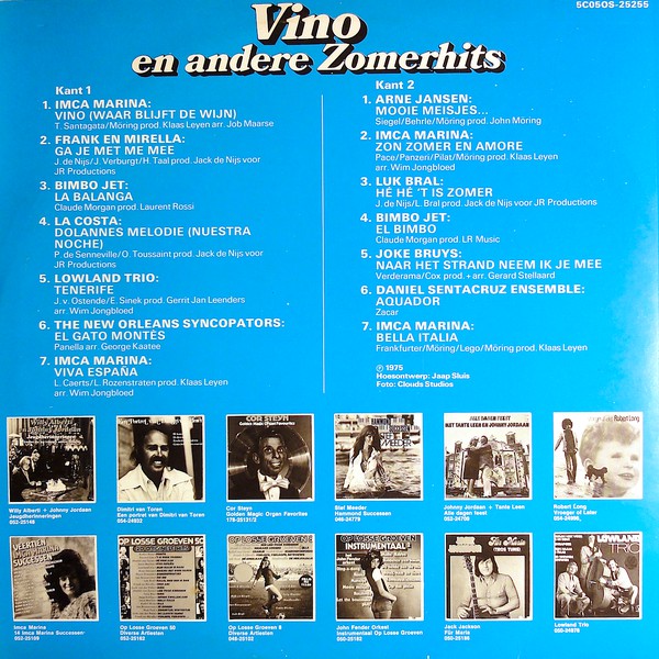 Various - Vino En Andere Zomerhits (LP) 42151 Vinyl LP Vinyl Goed / Hoes Goed