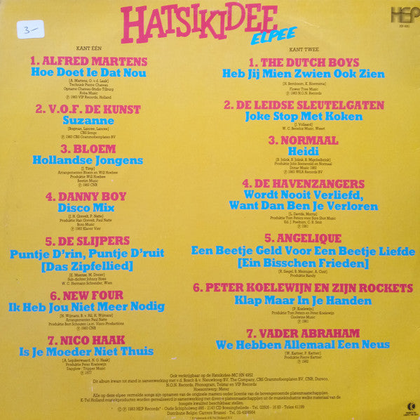 Various - Hatsikidee Elpee (LP) 52412 Vinyl LP Vinyl Goed / Hoes Goed