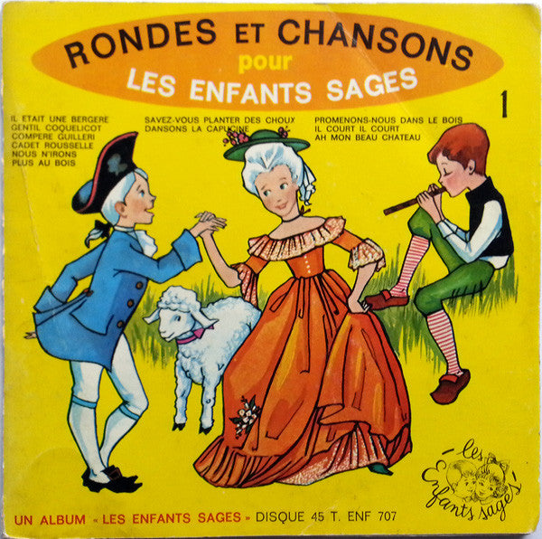 Jany Sylvaire - Rondes Et Chansons Pour Les Enfants Sages 1 24250 Vinyl Singles Vinyl Goed / Hoes Goed