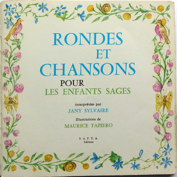 Jany Sylvaire - Rondes Et Chansons Pour Les Enfants Sages 1 24250 Vinyl Singles Vinyl Goed / Hoes Goed