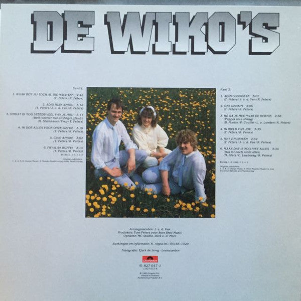 Wiko's - De Wiko's (LP) 52094 Vinyl LP Vinyl Goed / Hoes Goed