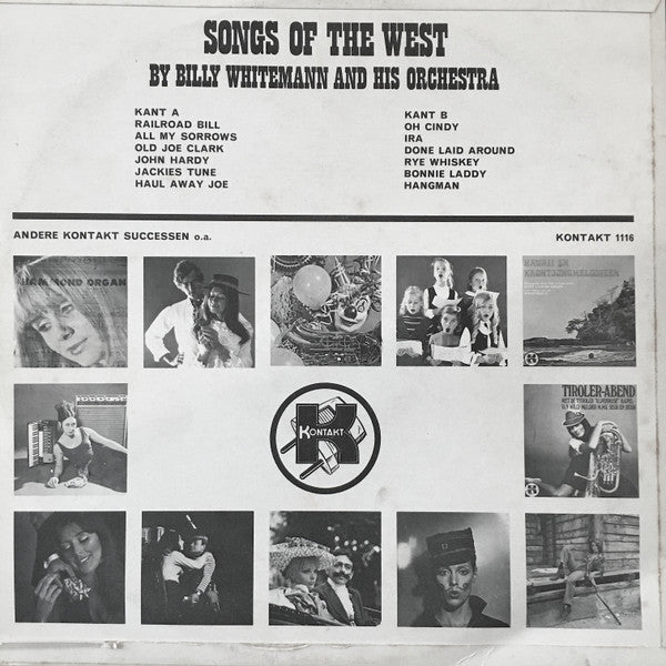 Billy Whitemann And His Orchestra - Songs Of The West (LP) Vinyl LP Vinyl Zeer Goed / Hoesje Goed "VINYLSINGLES.NL"