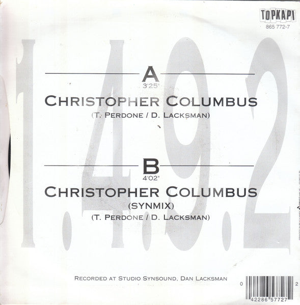1.4.9.2. - Christopher Columbus 38263 Vinyl Singles Vinyl Goed / Hoes Goed