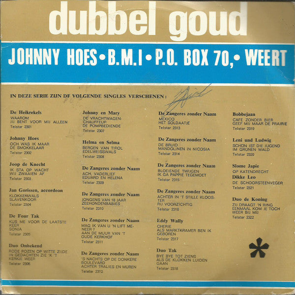 Johnny & Mary - Lach Clown 15217 Vinyl Singles Vinyl Goed / Hoes Goed