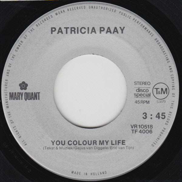 Patricia Paay - Du machst mein Leben bunt 24279