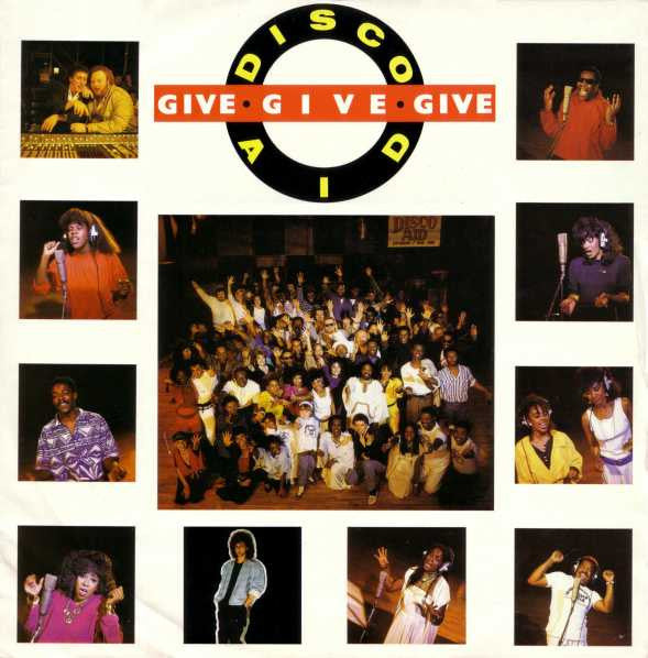 Disco Aid - Give, Give, Give (Maxi-Single) Maxi-Singles Vinyl Zeer Goed / Hoesje Goed "VINYLSINGLES.NL"
