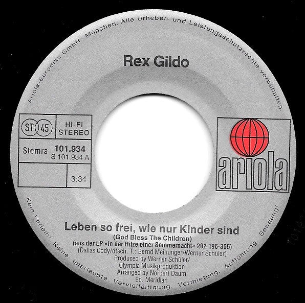 Rex Gildo – Leben So Frei, Wie Nur Kinder Sind 30719