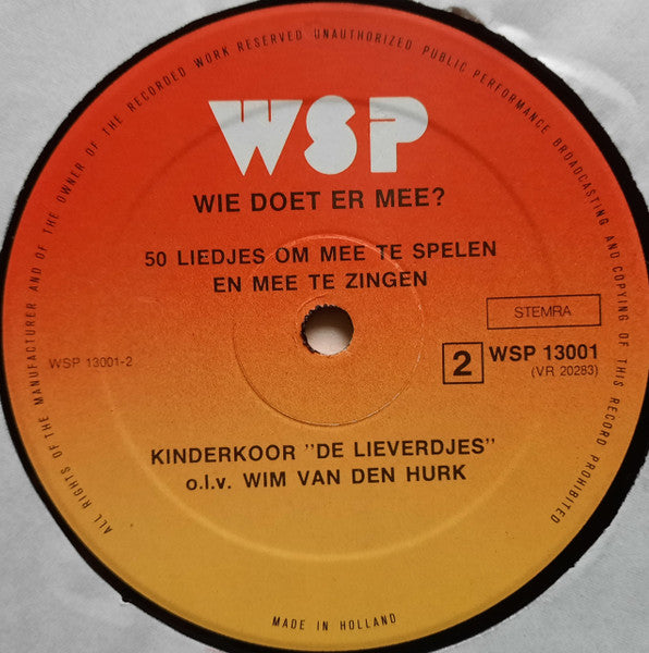 Kinderchor De Lieverdjes – Wer kommt mit (LP) 51209