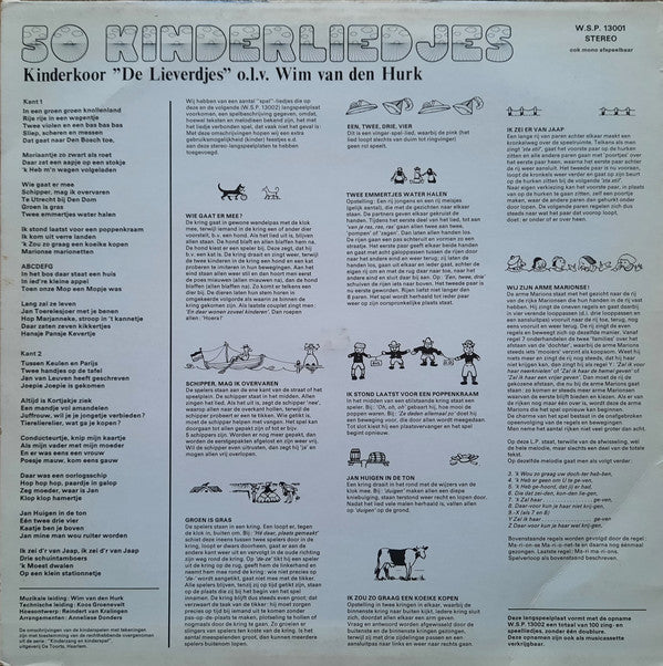 Kinderchor De Lieverdjes – Wer kommt mit (LP) 51209
