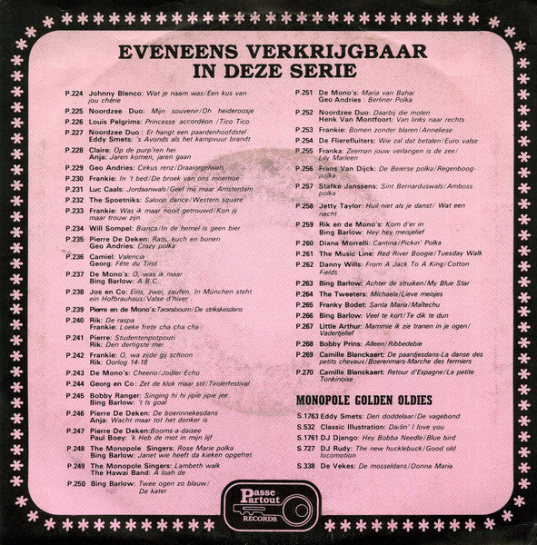 Camille Blanckaert - Retour D'Espagne Vinyl Singles Vinyl Zeer Goed / Hoesje Goed "VINYLSINGLES.NL"