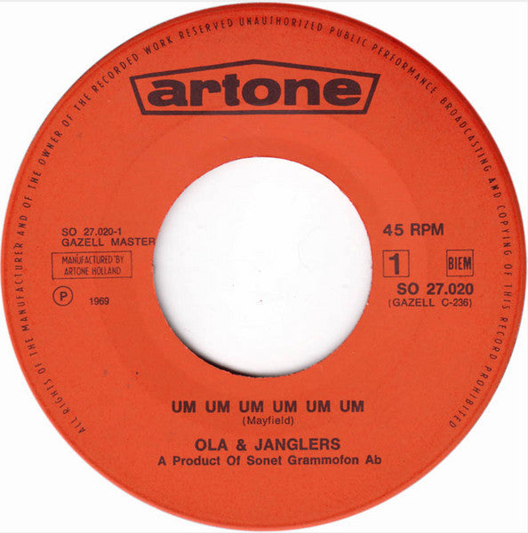 Ola & The Janglers - Um Um Um Um Um Um 32685 Vinyl Singles Vinyl Goed / Hoes Goed