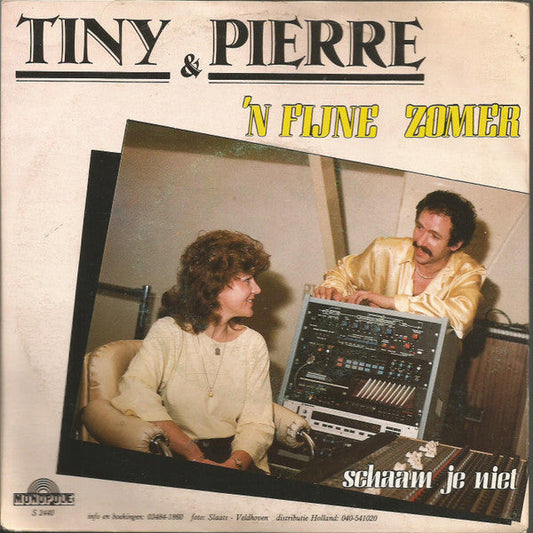 Tiny & Pierre - 'n Fijne Zomer 15453 Vinyl Singles Vinyl Goed / Hoes Goed