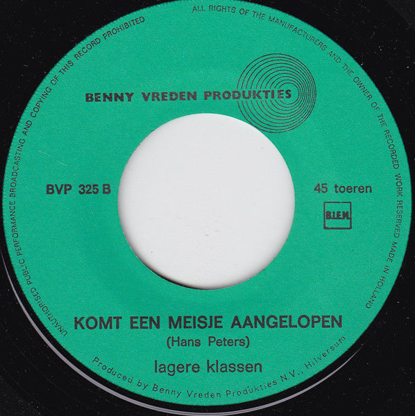 Unknown Artist - In Het Straatje 23483 Vinyl Singles Vinyl Goed / Hoes Goed