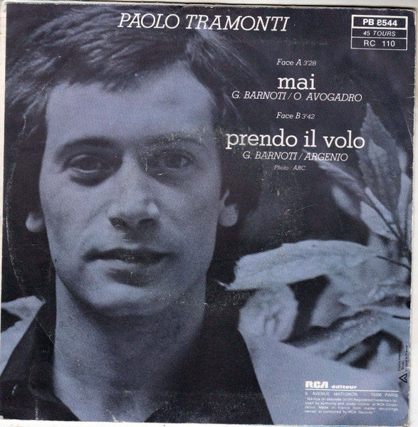 Paolo Tramonti - Mai 32888 Vinyl Singles Vinyl Goed / Hoes Goed