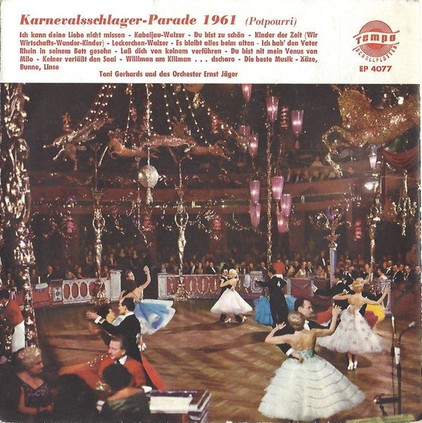 T. Gerhards Und Das Orch. Ernst Jäger - Karnevalsschlager-Parade 1961 12191 Vinyl Singles Vinyl Goed / Hoes Goed